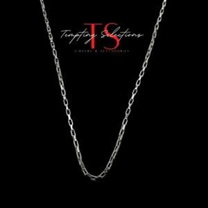 Thin Box Link 1mm Stainless C1ea